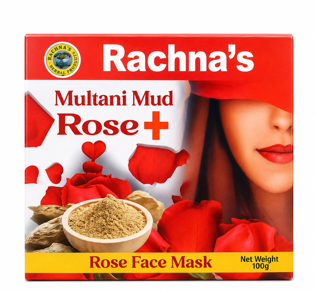 image (4) Rachna's Multani Mud Rose Plus FaceMask - Image 1