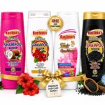 Rachna’s Coconut + Hibiscus Shampoo + black seed with FREE Hair Conditioner – Premium 3-Piece Hair Care Bundle